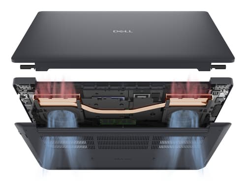 DELL Pro Max 16 MC16250 Intel Core Ultra 7 265H Mobile workstation 40.6 cm (16") Full HD+ 32 GB DDR5-SDRAM 1 TB SSD NVIDIA RTX PRO 500 Blackwell Wi-Fi 7 (802.11be) Windows 11 Pro Black UK English