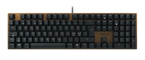 CHERRY KC 200 MX keyboard Gaming USB QWERTY Nordic Black, Bronze