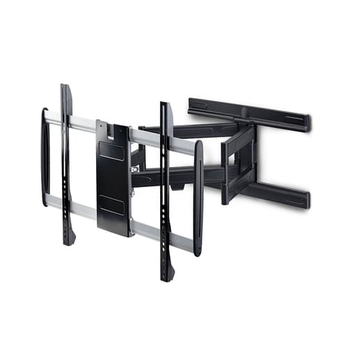 StarTech.com Ultra-Slim Articulating TV Wall Mount for up to 65-inch and 99lb/45kg Flat Screens, VESA 600x400, TAA-Compliant Low-Profile Bracket