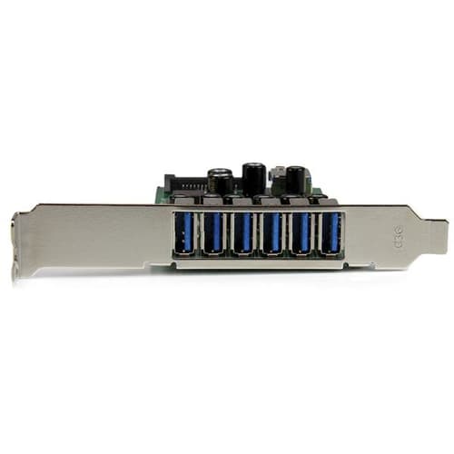 StarTech.com 7-Port PCI Express USB 3.0 Card - 5Gbps - Standard and Low-Profile Design - TAA