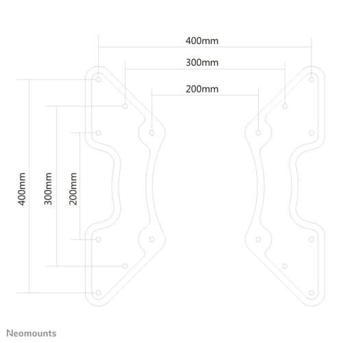 Neomounts FPMA-VESA440 VESA-adapter 27-60"