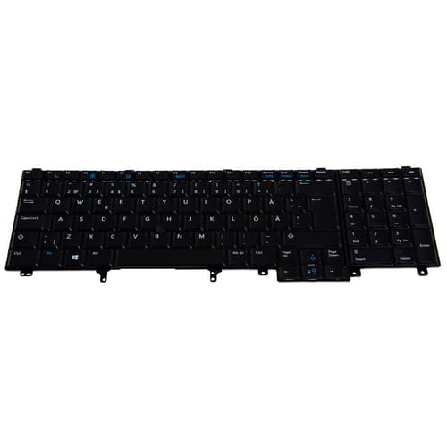 Origin Storage N/B KBD M4800/E6540 Swedish/Finnish Non Backlit 105 Keys Dual Point