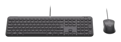 Logitech Signature Slim Combo MK620 For Business keyboard Mouse included Home/Office USB QWERTZ German Graphite