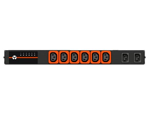 Vertiv Geist AUS5M1R5-06L137-1C14C14A900-D power distribution unit (PDU) 6 AC outlet(s) 0U Black