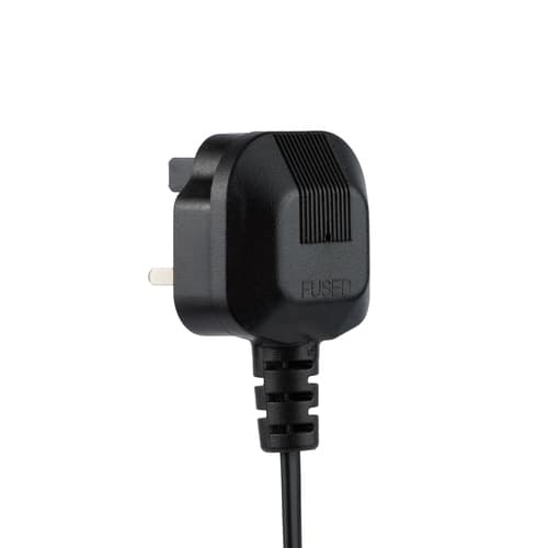 StarTech.com 6ft (1.8m) UK Laptop Power Cable, BS 1363 to C7, 2.5A 250V, 18AWG, Black, UK Laptop Replacement Cord, Printer Power Cable, AC Laptop Charger Cord, Laptop Power Brick Cord