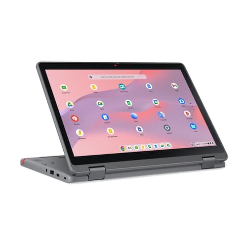 Lenovo Chrome 500e 2in1 G5 M89 MediaTek Kompanio 540 Chromebook 29.5 cm (11.6") Touchscreen HD 8 GB LPDDR5x-SDRAM 64 GB UFS Wi-Fi 7 (802.11be) ChromeOS Grey English