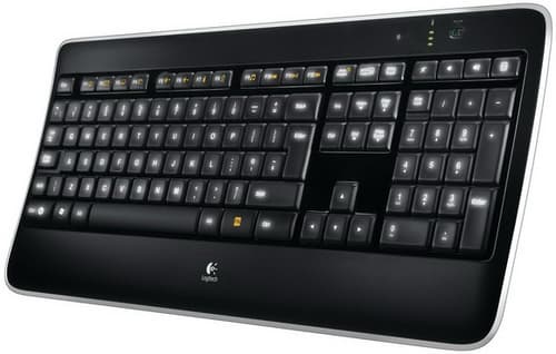 Logitech Wireless Illuminated K800 keyboard RF Wireless QWERTZ Swiss Black