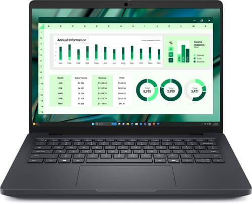 DELL Pro Max 14 MC14250 Intel Core Ultra 7 265H Mobile workstation 35.6 cm (14") Full HD+ 32 GB LPDDR5x-SDRAM 1 TB SSD NVIDIA RTX PRO 500 Blackwell Wi-Fi 7 (802.11be) Windows 11 Pro Black UK English