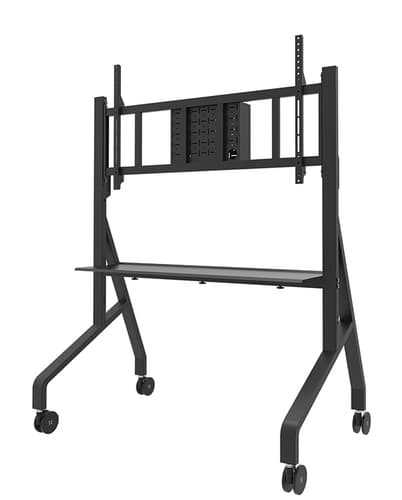 Neomounts FL50-575BL1 TV trolley 65-115" - fast installation - TÜV
